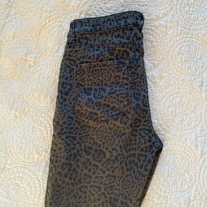 Leopard Print Skinny Jeans